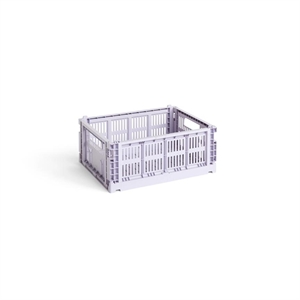 HAY Colour Crate Aufbewahrungsbox Medium Lavendel