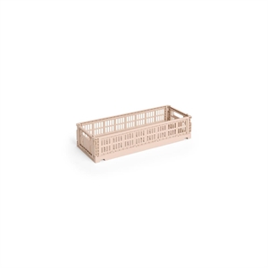 HAY Colour Crate Aufbewahrungsbox Mini Oblong Powder