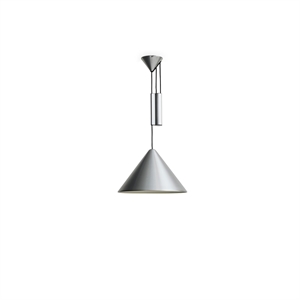HAY Compass Pendelleuchte Verstellbar Ø43 Gebürstet Aluminium