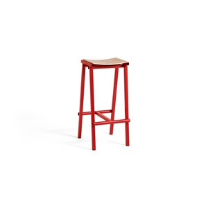 HAY Stool 8 Barhocker H75 Signalrot