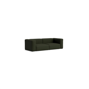 HAY Mags Soft 2,5-Sitzer Sofa Kombination 1 Maglia Dunkelgrün
