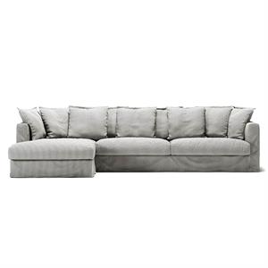 Decotique Le Grand Air 3-Sitzer Sofa Rechts Esche Streifen/Leinen