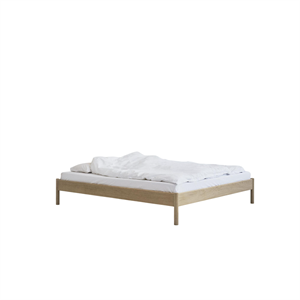 Rye Sleep Alken Bettgestell ohne Kopfteil 200x200 Eiche geseift