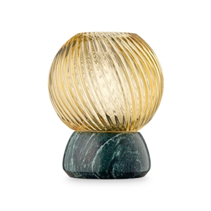 Design By Us Twist Of Marble Kerzenständer Moos/ Bernstein