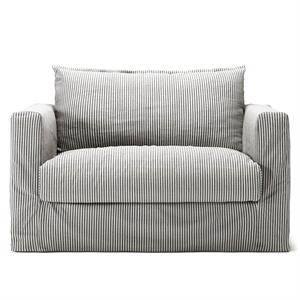 Decotique Le Grand Air Nou Love Seat Sessel, Esche, Gestreift
