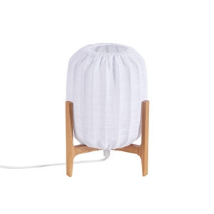 Watt & Veke Prisma Tischlampe Mini Eiche/ Weiß