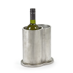 Serax Surface Weinkühler, Grau Aluminium