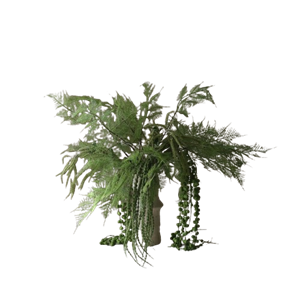Botané Green Üppiger Blumenstrauß Grün
