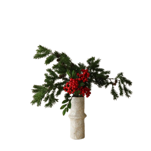 Botané Wintergranatstrauß Rot