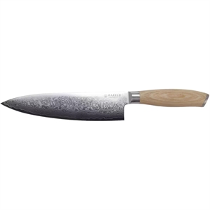 Mareld Akio Japanisches Kochmesser 21 cm Helles Holz