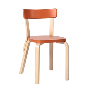 Artek 69 Esszimmerstuhl Orange