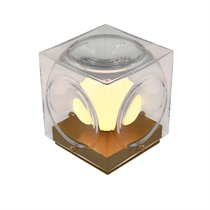 Lee Broom Chant Tragbare Lampe Klar/Gold