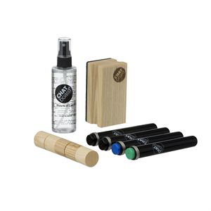 Chat Board Woody Starterset für Boards Eiche/ Schwarz/ Blau/ Grün