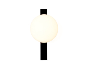 Estiluz Circ Wandlampe mit Platte Schwarz