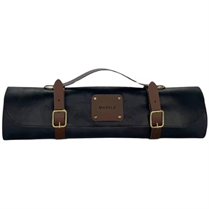 Mareld Messertasche mit 7 Schwarz Schwarz