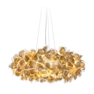 SLAMP Clizia Mama Non Mama Pendelleuchte Groß Gold/ Transparent Draht