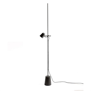 Luceplan Counterbalance Stehlampe Schwarz