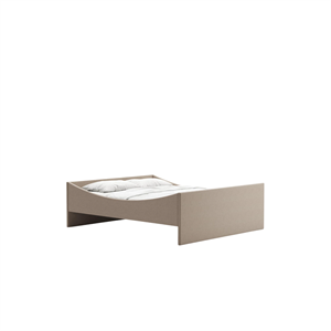 Rye Sleep Gebogenes Bettgestell 140x210 Beige