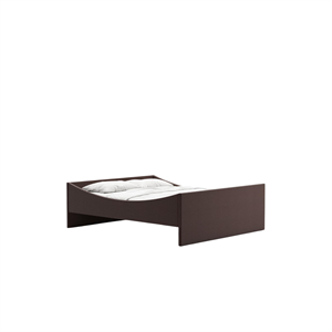 Rye Sleep Gebogenes Bettgestell 180x200 Dunkelbraun
