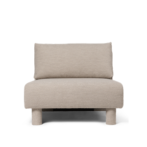 Ferm Living Dase Modul Sofa Center Weiches Bouclé/Natur