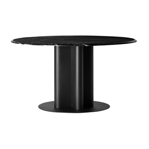 Design By Us Hard To Resist Esstisch Ø140 Schwarz/ Marmor