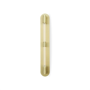 Design By Us Liberty Doppel- Wandlampe, Gebürstet Gold