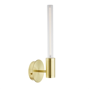 Design By Us Liberty Einzel Wandlampe, Gebürstet Gold