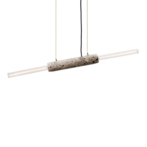 Design By Us Limbo Pendelleuchte Emperador Marmor/ Braun