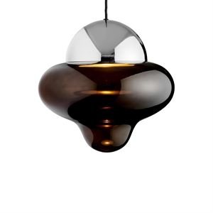 Design By Us Nutty XL Pendelleuchte Braun/ Chrom