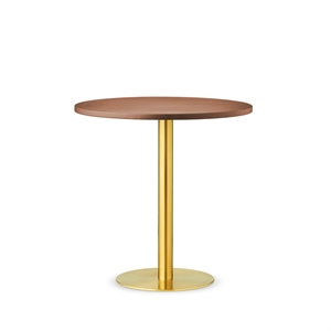 Design By Us Skins Couchtisch Ø74 Gold/Brandy