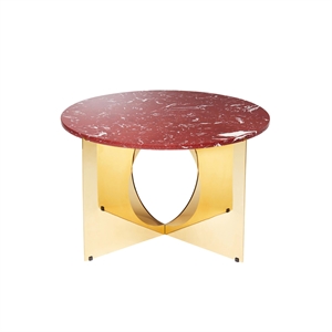 Design By Us This Is Art Couchtisch Gold/Bordeaux
