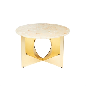 Design By Us This Is Art Couchtisch Gold/Creme
