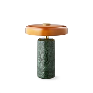 Design By Us Trip Tragbare Lampe Moosmarmor/ Bernstein
