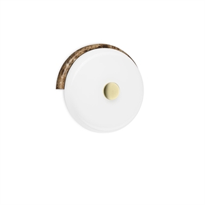 Design By Us Trip Wandlampe Dark Emperador Marmor/Glänzend Opal