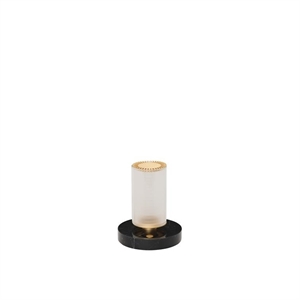 DCWédtions La Lampe Frechin Tragbare Lampe Gold/ Schwarz Marmor