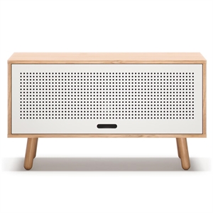 Department Ray TV-Bank 100 cm Eiche/ Weiß