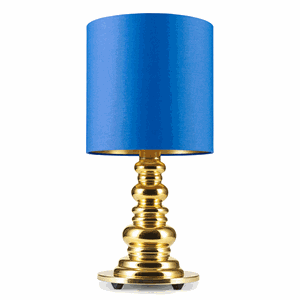 Design by Us PUNK DeLuxe Tischlampe Blau
