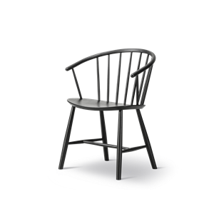 Fredericia Furniture Johansson J64 Esstischstuhl Schwarz Lackierte Esche