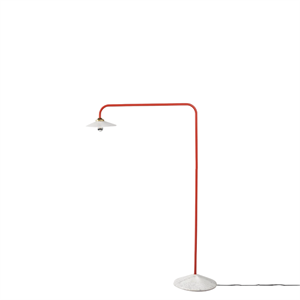 Valerie Objects Standing Lamp N°1 Stehlampe Marmor/ Rot