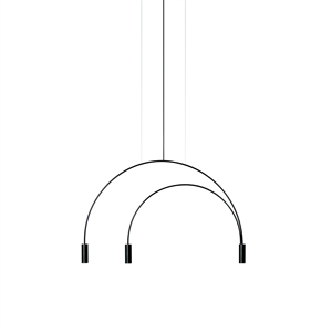 Estiluz Volta 3 Pendelleuchte 3000K Schwarz