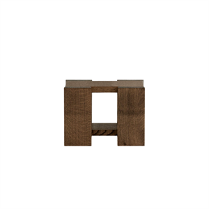 Rye Sleep Etagere Beistelltisch, Klein, geräucherte Rot