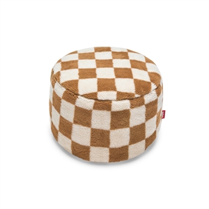 Fatboy Point Pouf Teddy Schach/ Creme