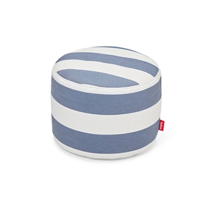 Fatboy Point Outdoor-Pouf, Gestreift, Meerblau