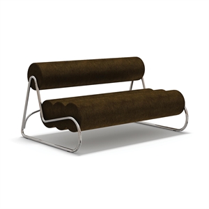 NORR11 Fave 2-Person Sofa Chrom/One Mariosirtori/Alpaca 1110