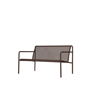 Ferm Living Dapple 2-Sitzer Outdoor-Loungesofa, Dunkle Schokolade
