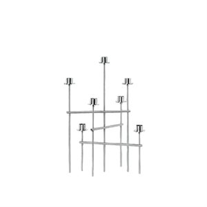 Ferm Living Elysia Kerzenhalter Aus Gebürstet Edelstahl