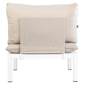 Fiam Domino Metall Für Rückenlehne/Armlehne Beige