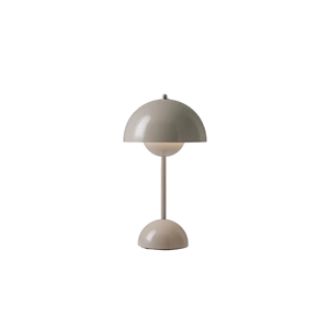 &Tradition Flowerpot VP9 Tragbare Lampe Grau Beige