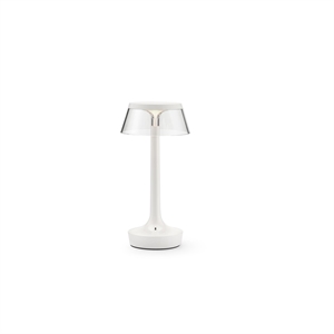 Flos Bon Jour Unplugged Tragbare Lampe Fast Weiß