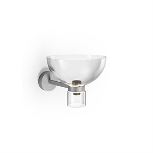 Flos Nocturne Schalen Wandlampe Silber